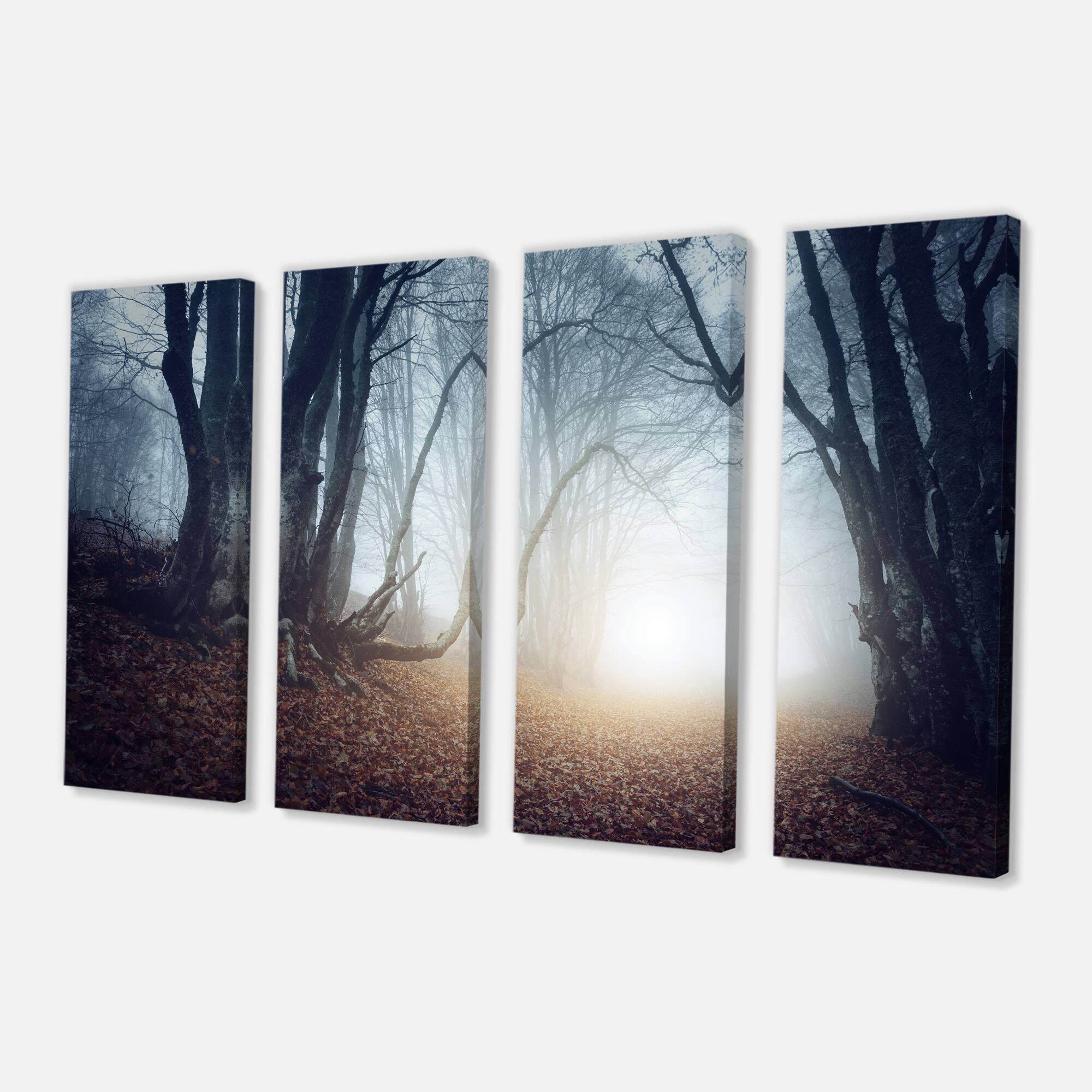 Designart - Magical Trees in Mysterious Forest